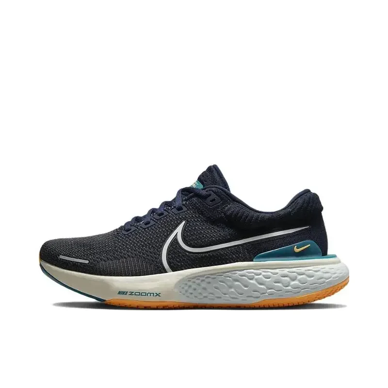 Nike ZoomX Invincible Run FlyKnit 2 เสื้อผ้าแฟชั่นกันลื่นสําหรับบุรุษและสตรีและการดูดซับแรงกระแทกรองเท้าวิ่งสีเบจสีดํา