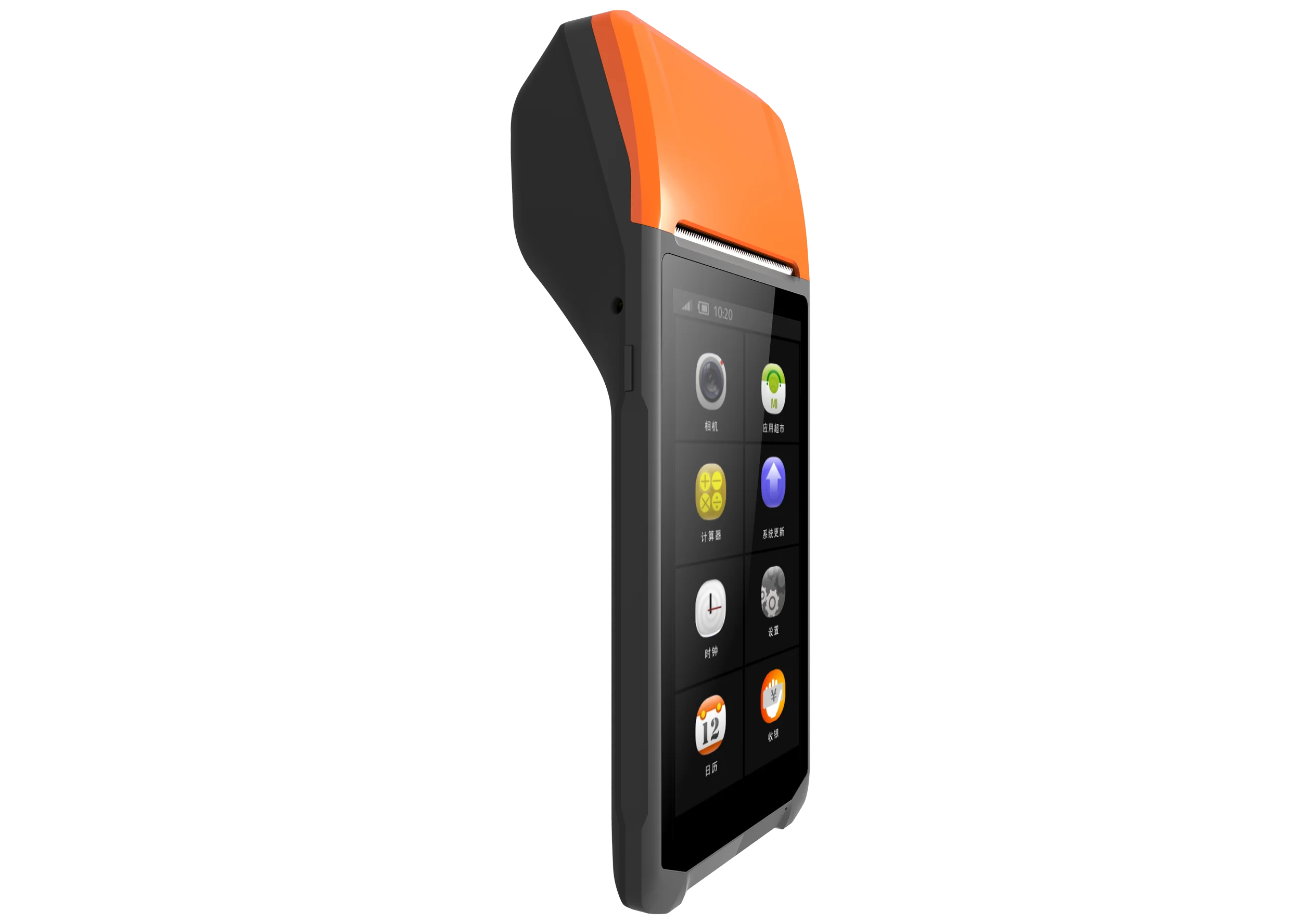 P58-Q5 Portable Handheld Android Pos Terminal With Printer Android Pos Terminal Machine With Barcode Scanner