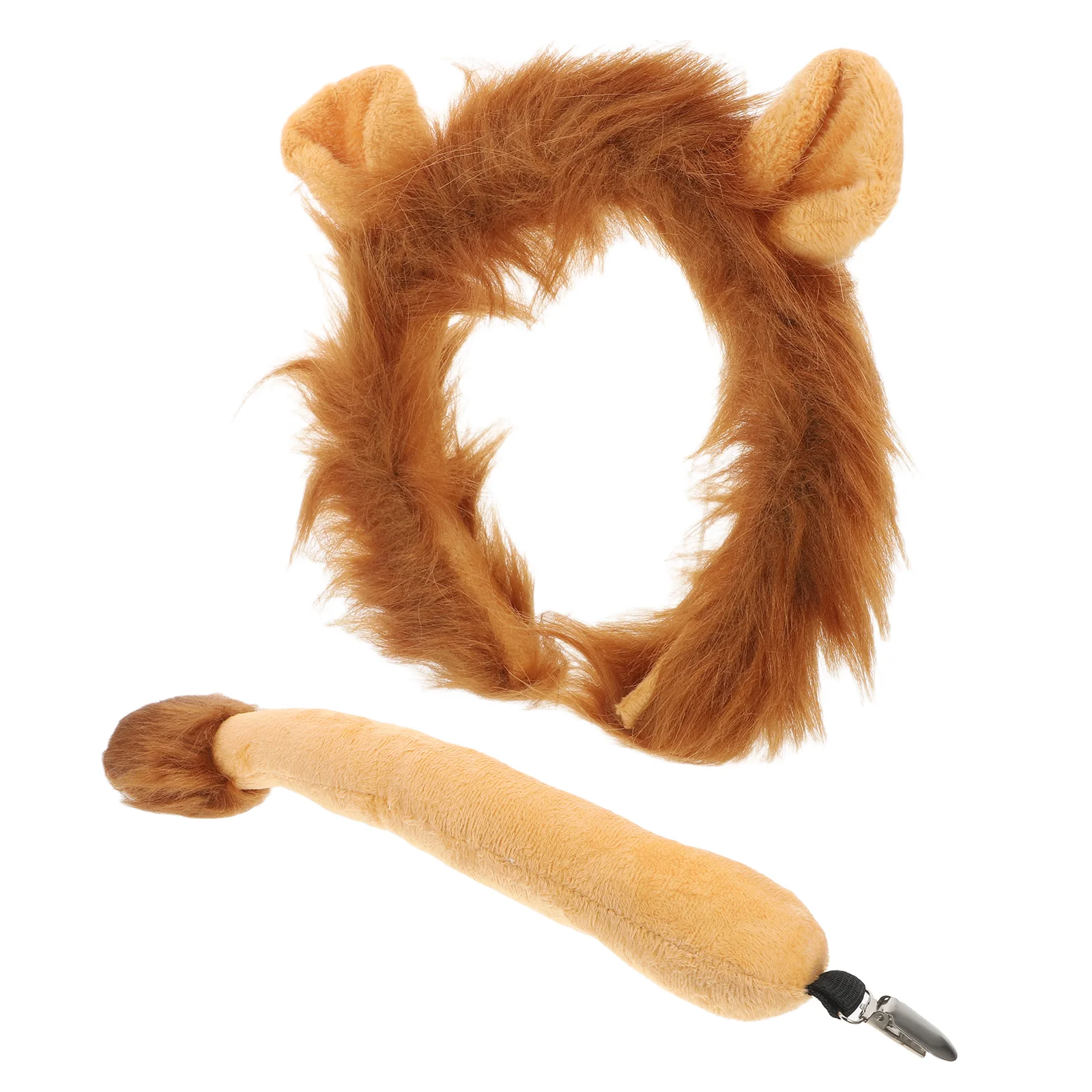 Lion Headband Animal Theme Parties Cool Gadgets for Costume Accessory Plush Ears Hair Hoops