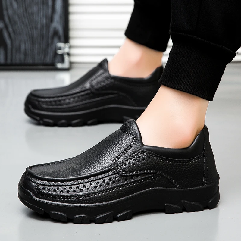 Kochschuhe für Herren, wasserdicht und ölbeständig, Küchenarbeitsschuhe, ultraleichte, rutschfeste EVA-Freizeitschuhe mit weicher Sohle für Herren, Gartenschuhe – Detail 6