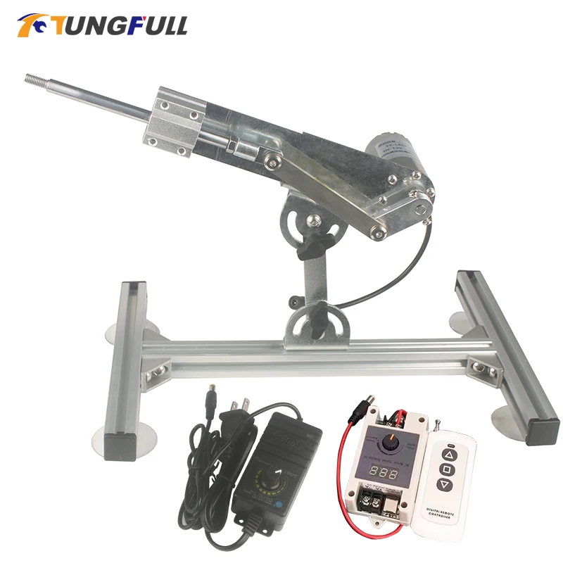 

Telescopic Linear Actuator 60mm Stroke 0~330RPM DC 24V Reciprocating Mechanism Motor Optional Power/Stand/Remote Control