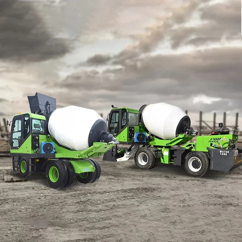 Small 3.5 Cubic Meter Mobile Self Loading Concrete Mixer Truck Self Punking Mobile Concrete Mixer Trucks