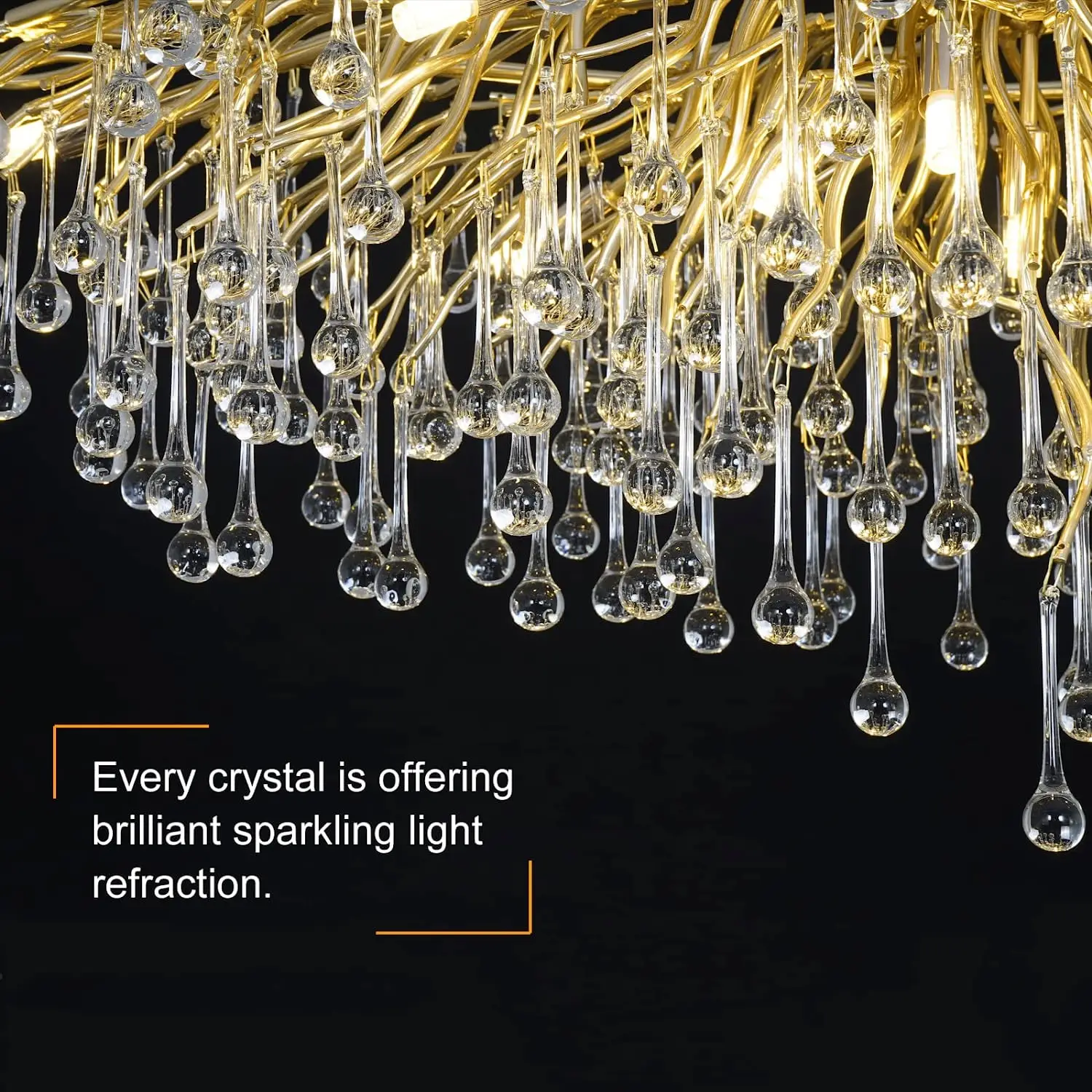 Imagem -05 - Estilo Europeu Ouro Lustre de Cristal Luz Pendurado Nordic Sala Estar Decoração Casa Luxo Luz Teto Led g9 Soquetes