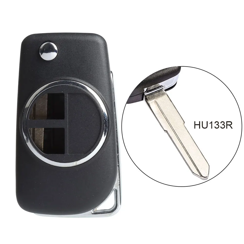 Modified For Suzuki Swift grand Vitara Alto SX4 Flip Key Shell Remote Case Replacement Uncut HU133R/SZ11R Blade Auto Accessories