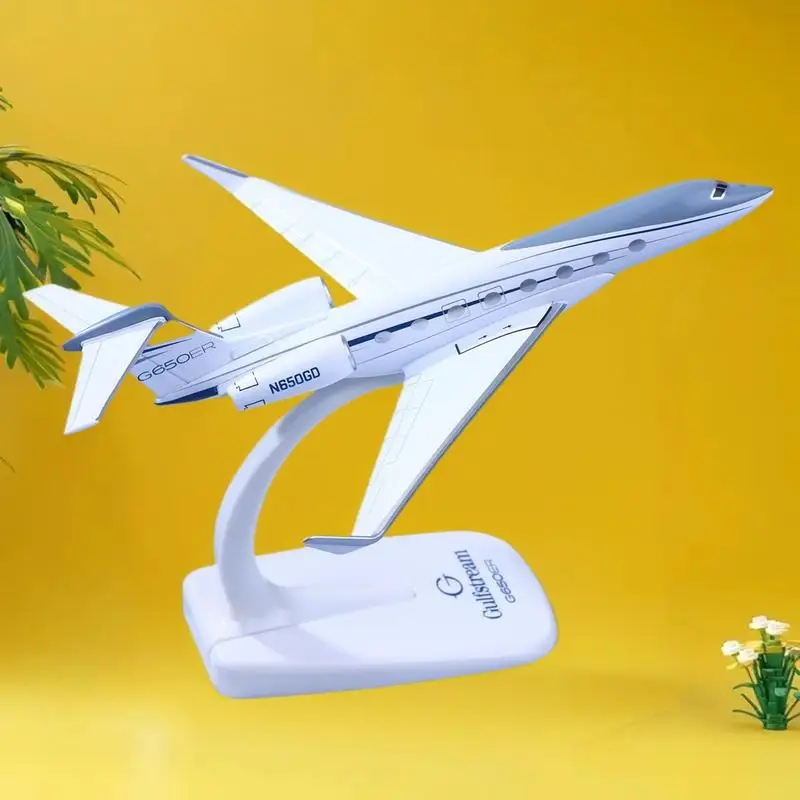 

Литая под давлением модель самолета G650ER; Реплика модели самолета Gulfstream G650, масштаб 1/200