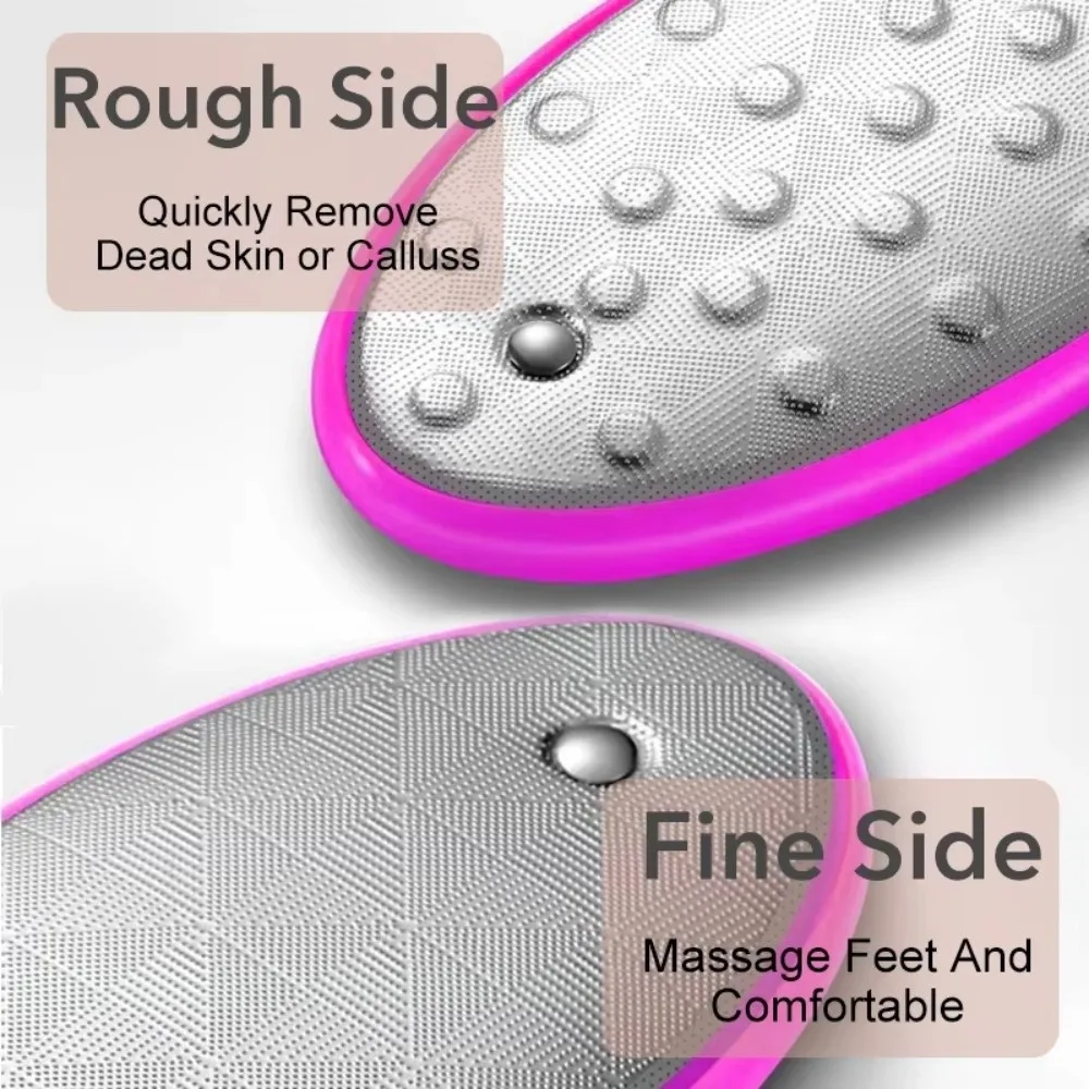ステンレス鋼フットやすり両面角質除去剤角質除去剤フットケアツール角質除去剤ペディキュアツールフットケア