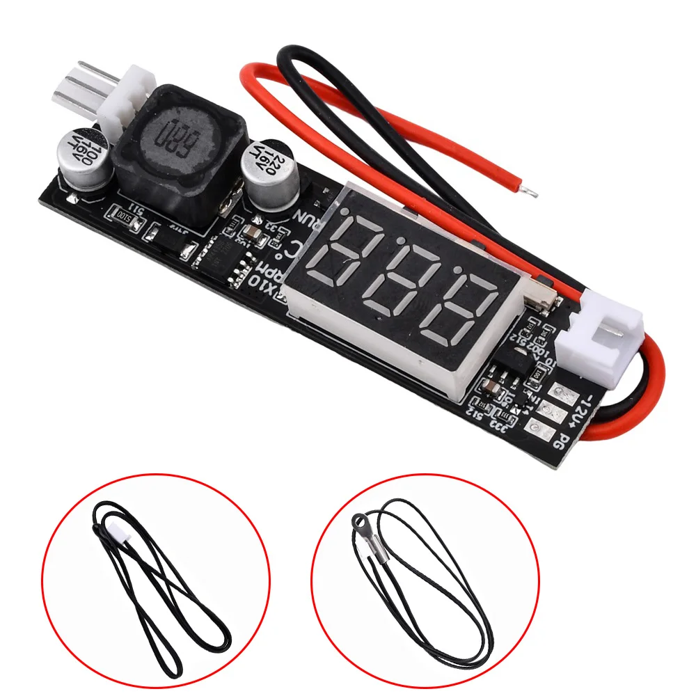Controlador de Velocidade Módulo Driver para Computador Chassis Módulo de Redução de Ruído Único 12v 2a dc Pwm 23 Fios Ventilador Controle de Temperatura