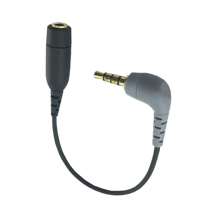 Quality 3.5mm TRRS to Sound Adaptor Cable for SC3/SC4 Microphone