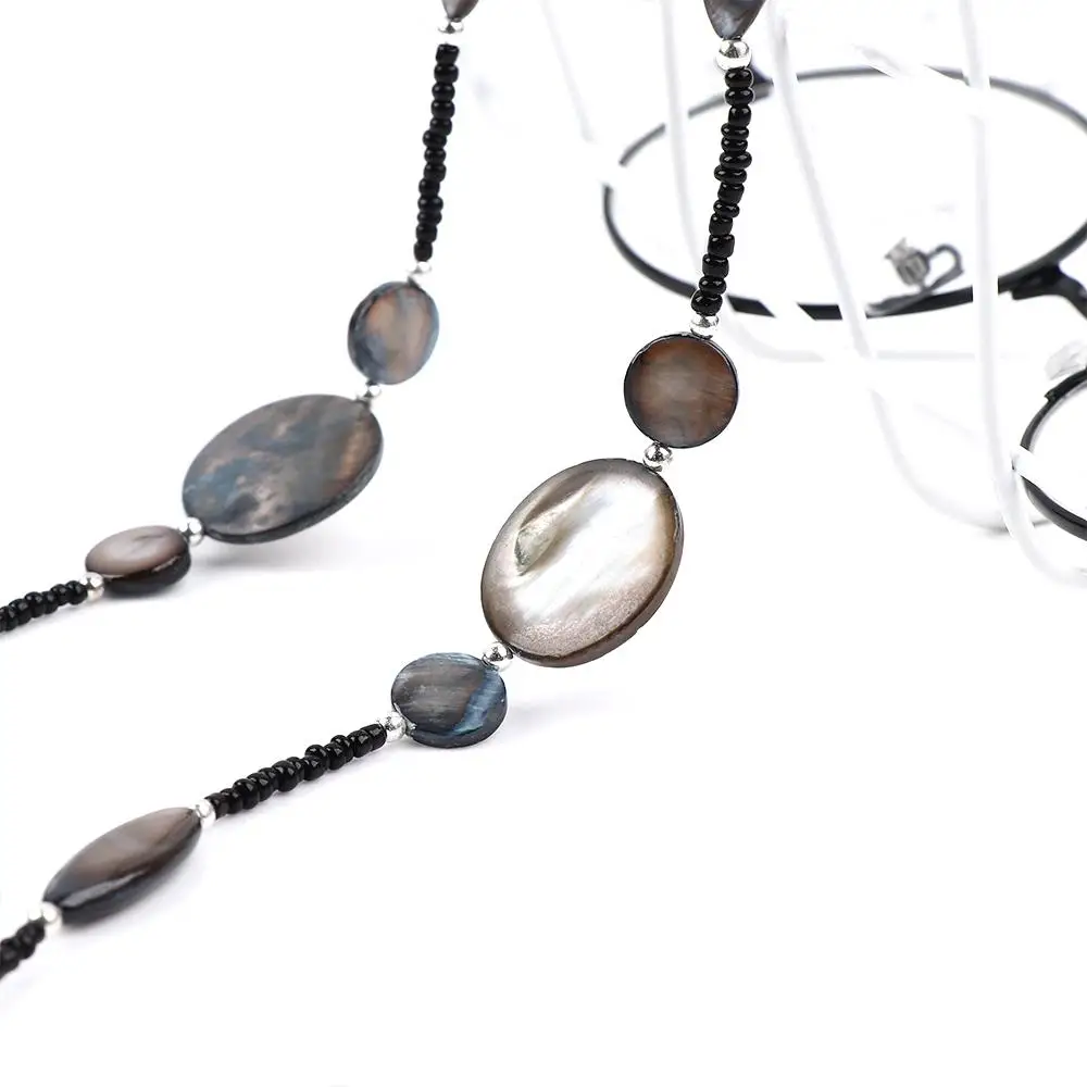 Reading Glasses Glass Beads Cords Women Sunglasses Chain Glasses Chain Eyewear Retainer Beaded Eyeglass Lanyard