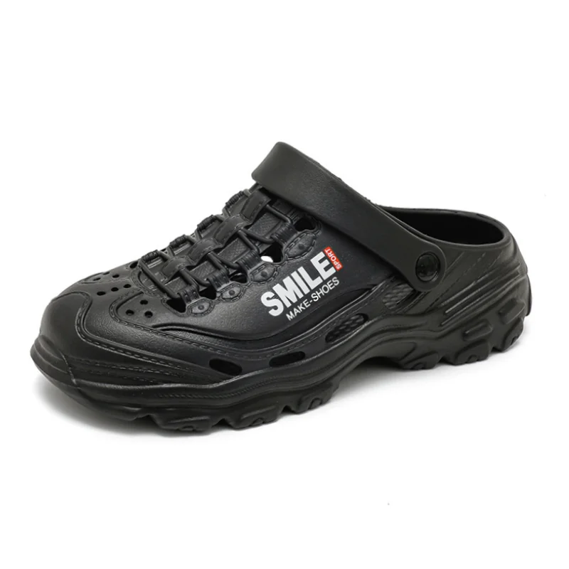 

Дизайнерские мужские уличные сандалии, удобные сабо, пляжные тапочки, шлепанцы для мужчин, повседневная обувь, садовая обувь для воды, мужские пляжные тапочки