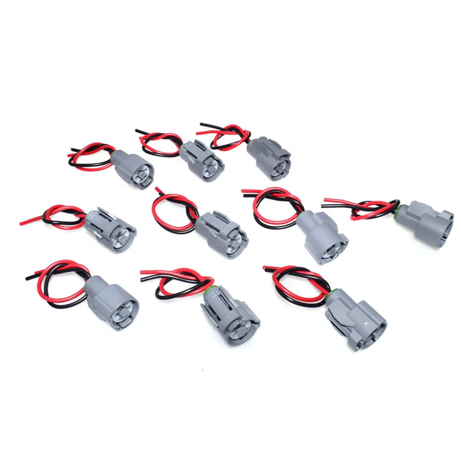 10X Intake Air Temp Fan Knock Sensor Plug Connector For Honda Integra Civic IAT