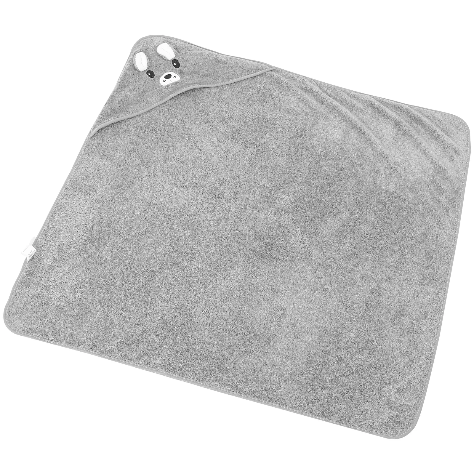 

Towel Set Newborn Super Soft Absorbent Cape White Grey Bath Towel Kids Toddler Hotel Style