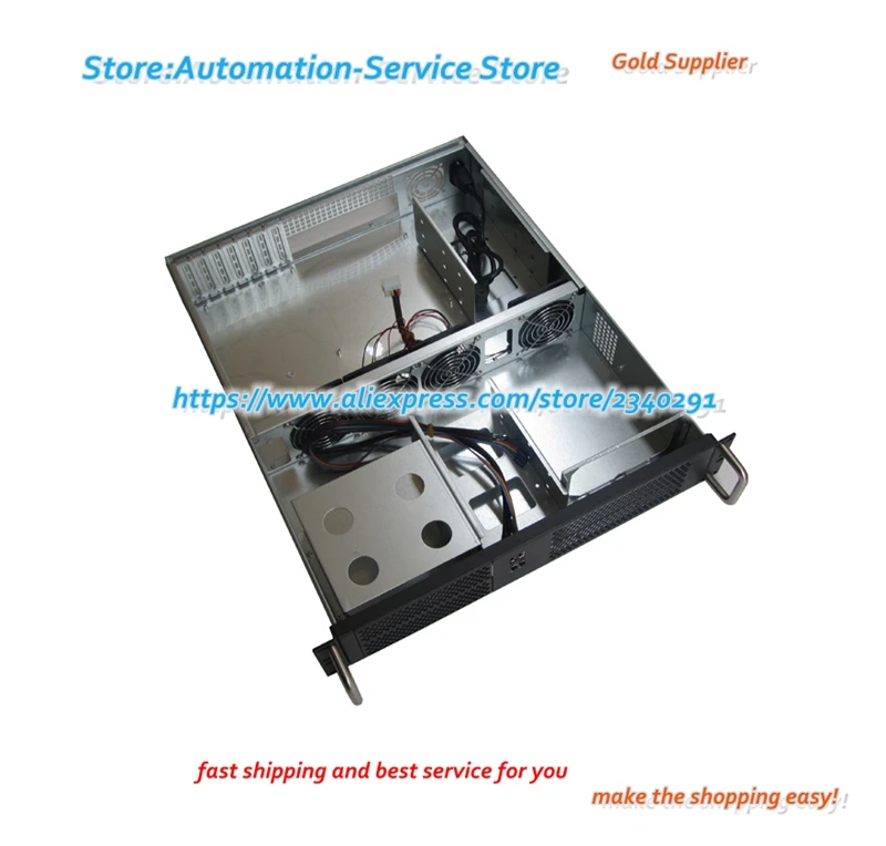 Doltish-Châssis d'ordinateur industriel, composants de châssis HDD, grande position de puissance, 2U