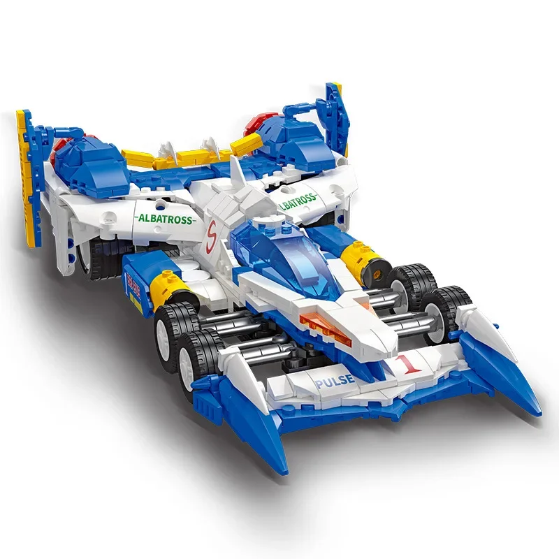 High-tech Aoi Ogre An-21 Static Ricing Car Formula One Moc AKF-11 92003 Buliding Block 92029 Technical Brick Model Toy Gift Kids