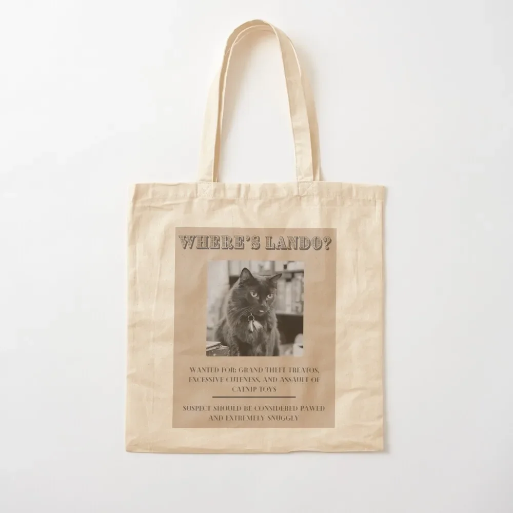 

Lando Wanted Poster Tote Bag tote women shopper women Portable shopping screen