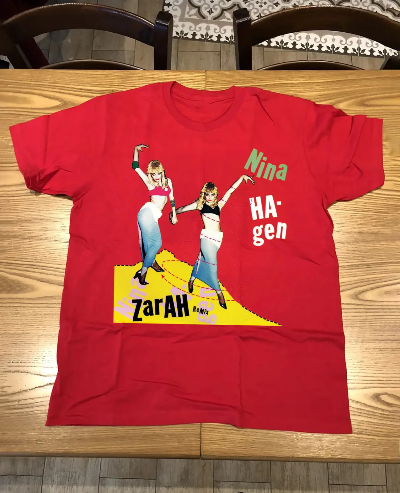 Nina Hagen Zarah Album Short Sleeve Unisex T-Shirt All Size S To 5XL Red BO245