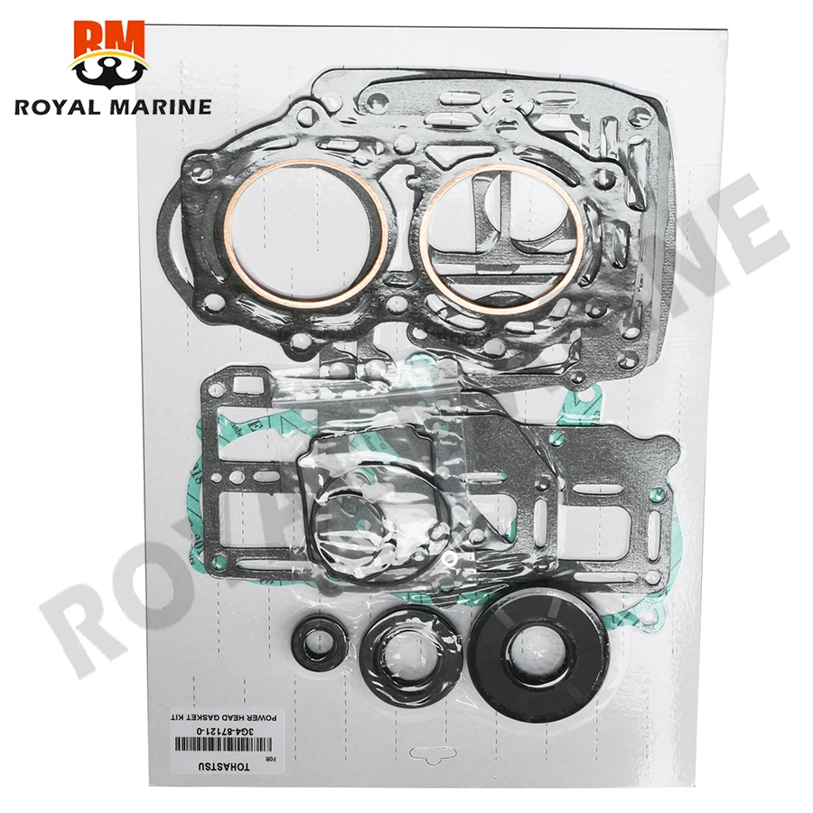 3G4-87121 Power Head Gasket Kit 3G4-87121-0 For TOHATSU NISSAN Boat Motor 9.9HP 15HP 18HP M18E2 MX18E2 NS15D Outboard Engine