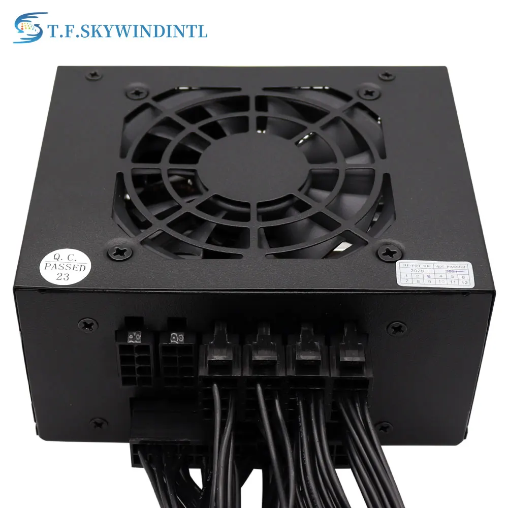 Imagem -02 - Xinhang-sfx Totalmente Modular Mini Itx Case Fonte de Alimentação do Computador 110v240v Certificação 80plus 650w