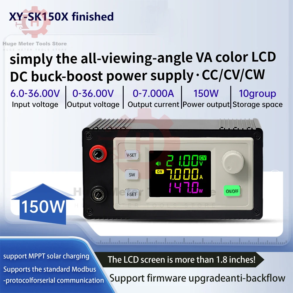 SK150X DC Buck Boost Converter CNC Adjustable Regulated Laboratory Power Supply Constant Voltage Current Solar Charge Module