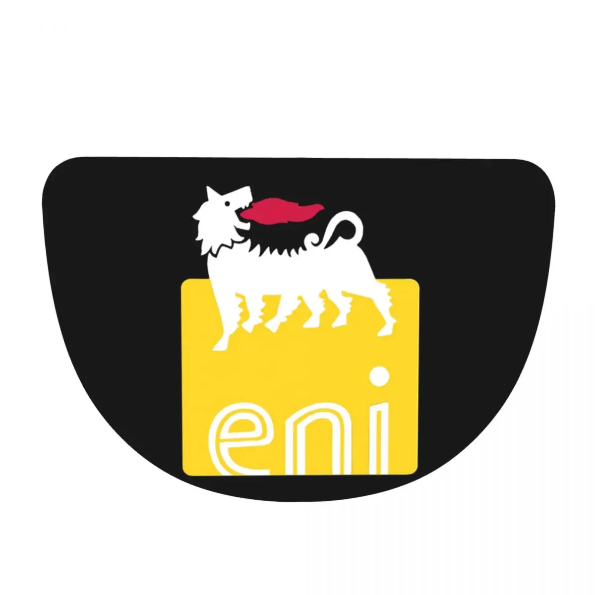 Коврик для ванной комнаты Agips Eni Racing Car Oil из мягкой фланели, полукруглый, нескользящий, впитывающий, для гостиной.