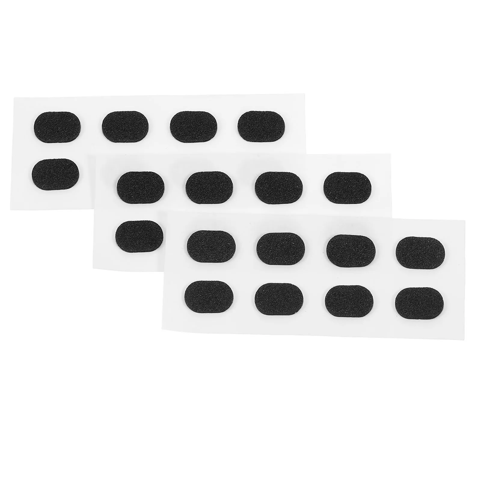 

12Pairs Foam Nose Pads Skin-Friendly Adhesive Support for Eyeglasses Lightweight Non-Slip Cushions for All Frame Types