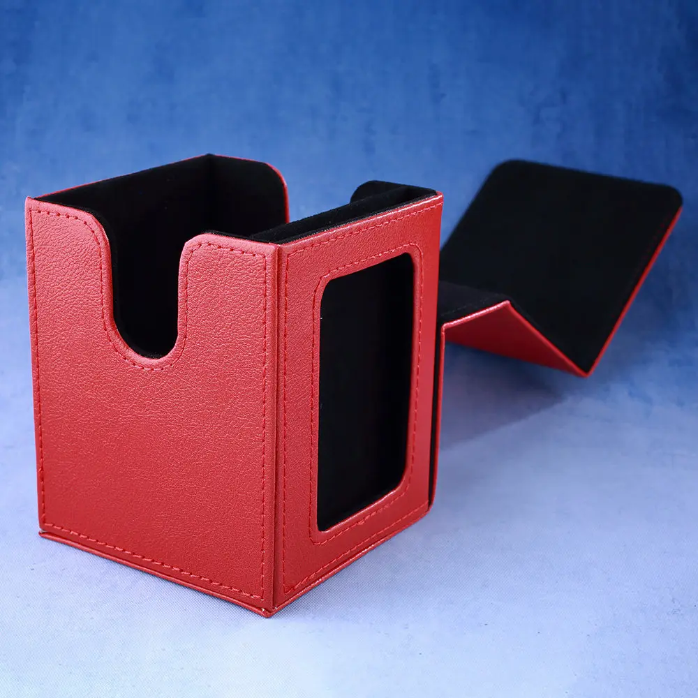 遊戯王！ ローズドラゴン イザヨイ アキ ダークマジシャンズ DIY 大容量 レザーカードボックス アニメゲームコレクションカード収納ボックス