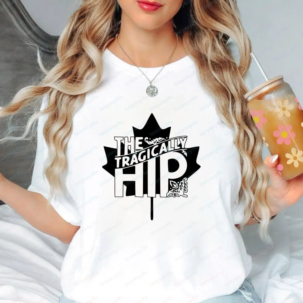 Retro Style - The Tragically Hip - Summer Casual Trendy All-Purpose Short-Sleeved Men's and Women's Round-neck T-Shirt