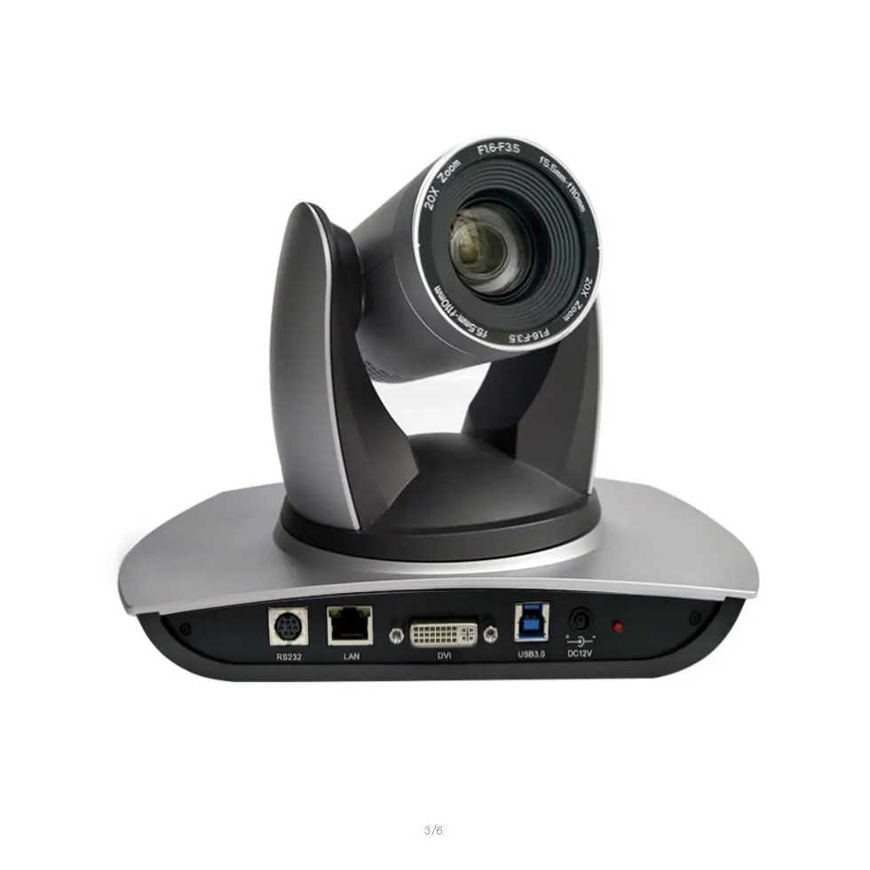 

HD PTZ IP Webcam 1080P 60FPS USB 3.0 Camera Video Conferencing Communication 20x Optical Zoom