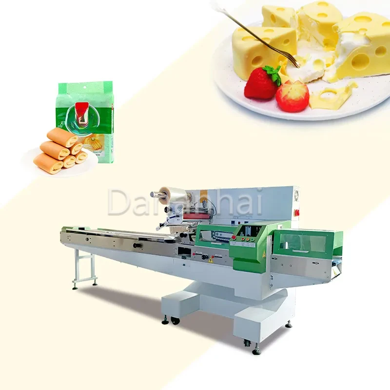 New Pillow Packaging Machine Multi Functional Hardware Bread Fruit Packaging Machine Vegetable Sealing Machine