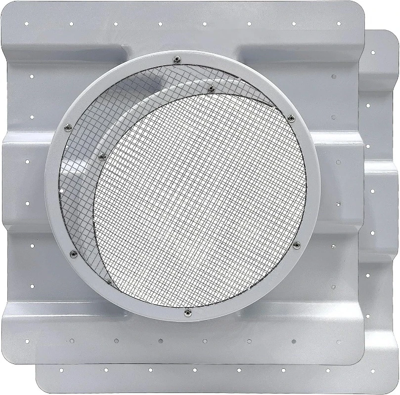 

AdaptAIR Roof Turbine Vent (2 Pack) 12 inch Roof Vent Adapter - Designed for Conex Container, Shipping Container House