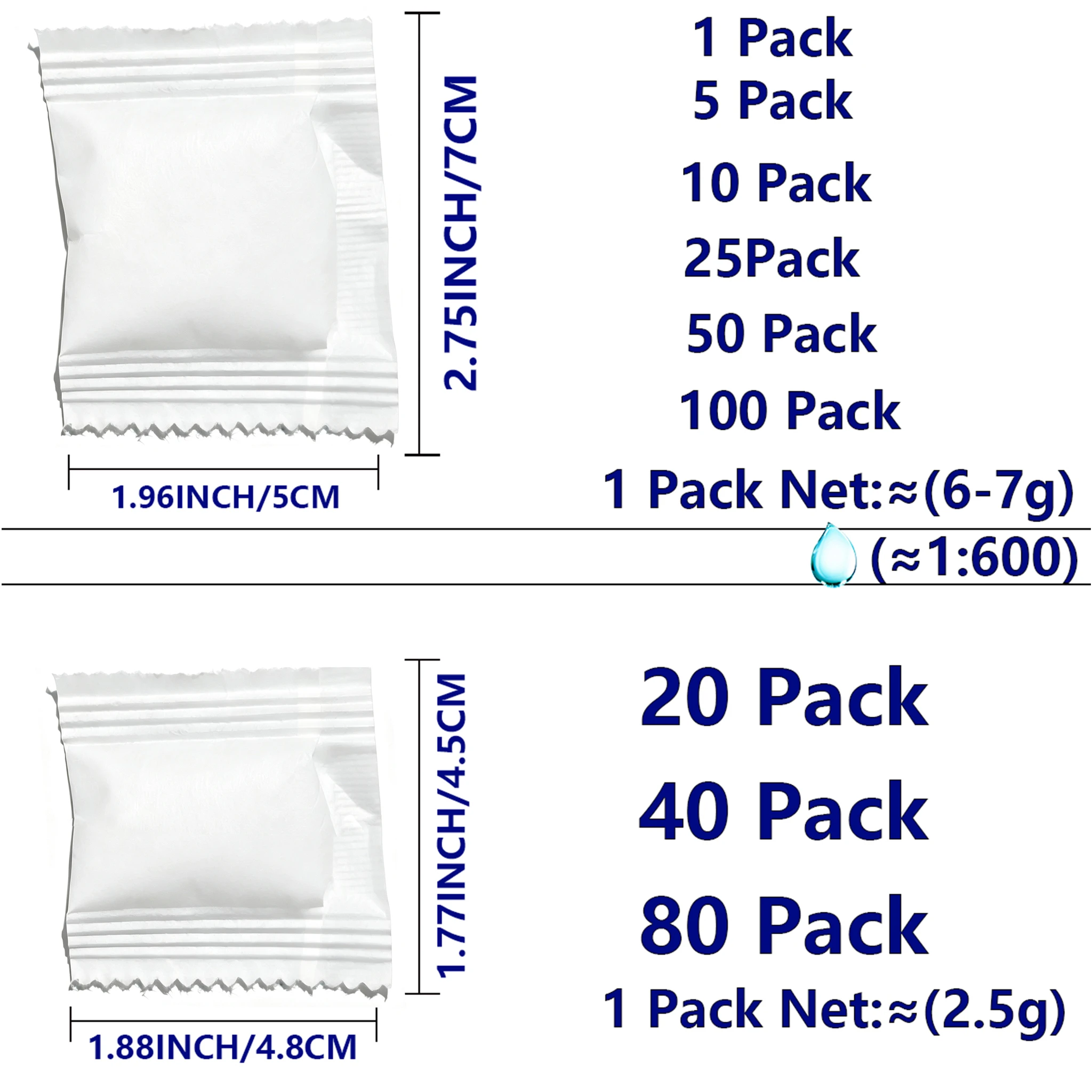 No Need to Unpack-1:6001-100 Pieces of Portable Fast absorbing StooDESIGNED FOR PORTABLE TOILET 2 Options: Use with or without