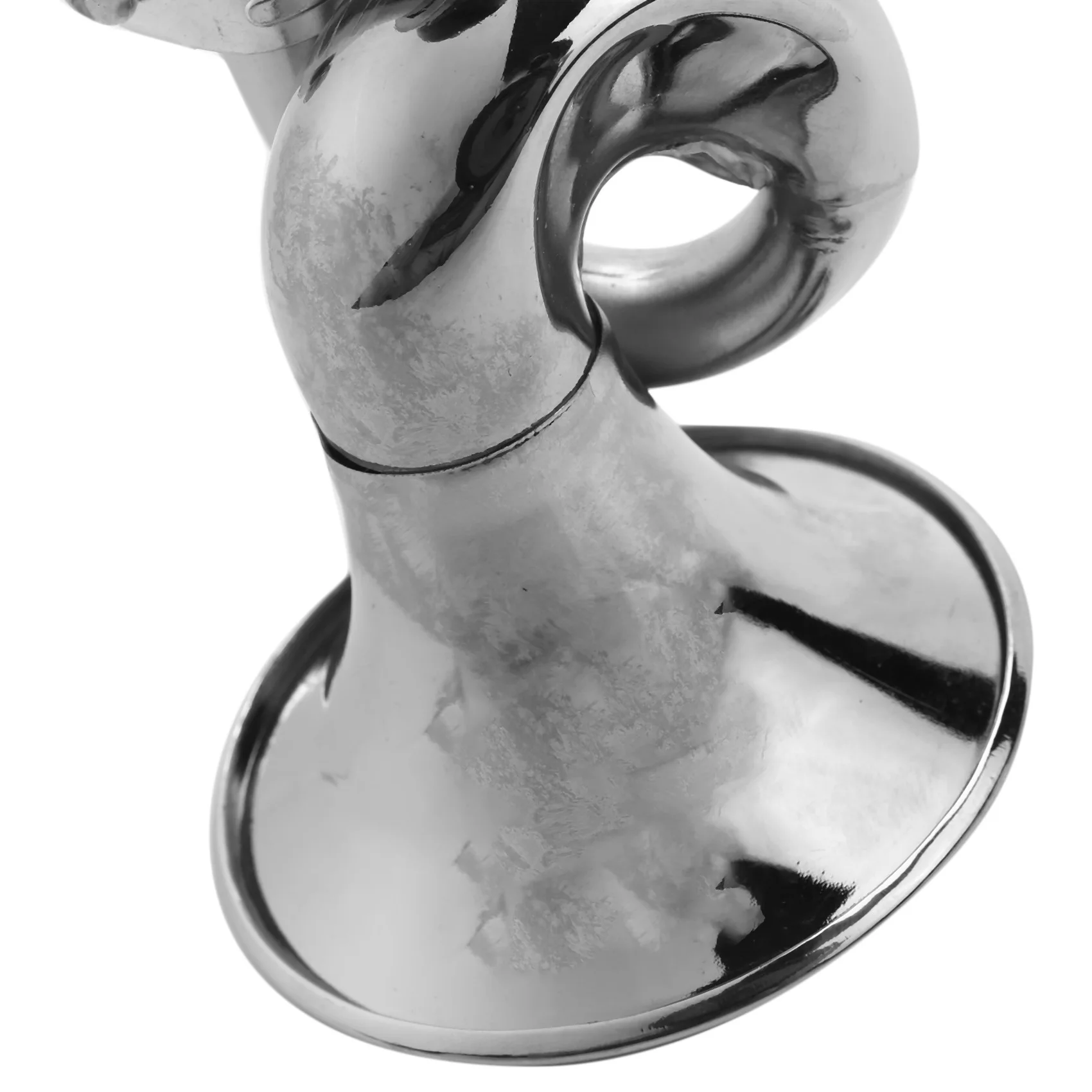 BEDW-2X Non-Electronic Trumpet Loud Bicycle Cycle Bike Bell Vintage Retro Bugle Hooter Horn Silver
