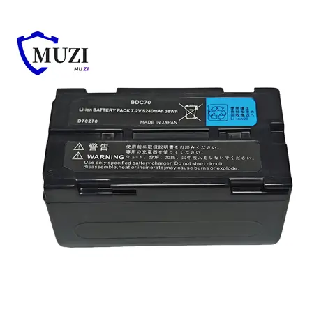 BDC70 Li-ion Battery Pack for Topcon ES CX for Sokkia for Topcon FX SETX Total Station Surveying Equipment Battery 7.2V 5240mAh