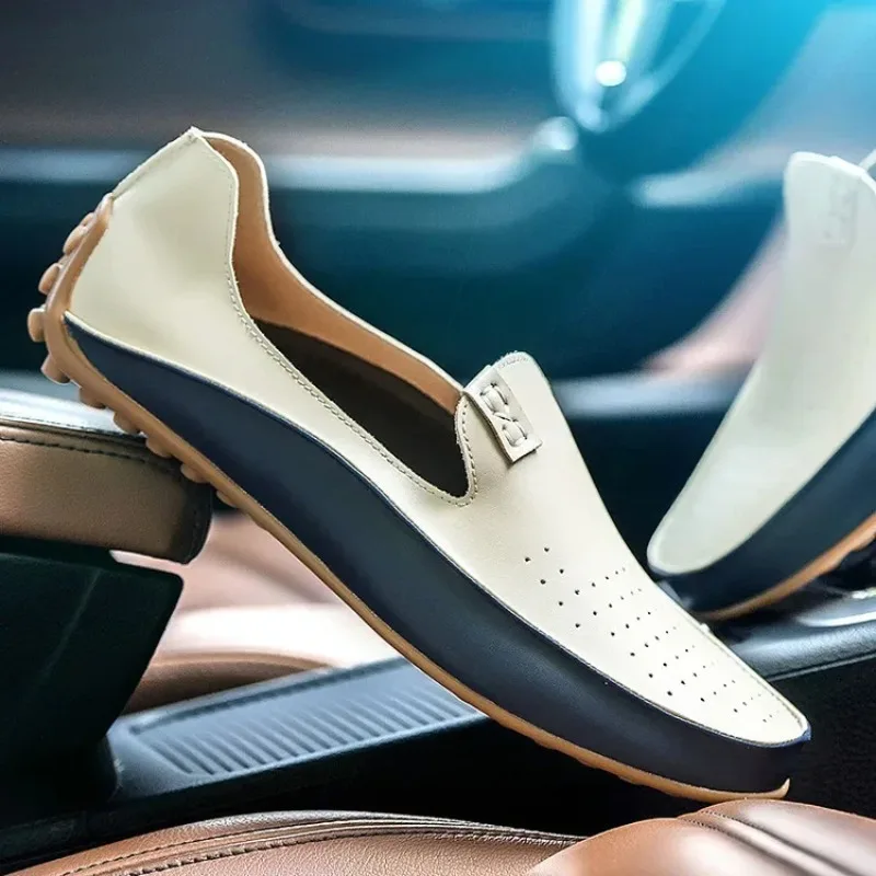new-men's-driving-shoes-lightweight-large-size-export-shoes-breathable-hole-drilled-single-shoes-1508-casual-shoes-non-leather