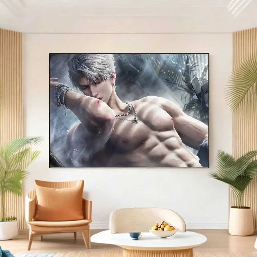 Qin Che S-Sylus Game Love and Deepspace Poster HD Self Adhesive Waterproof Wall Art Ideal for Home Office Dorm Gift Customizable