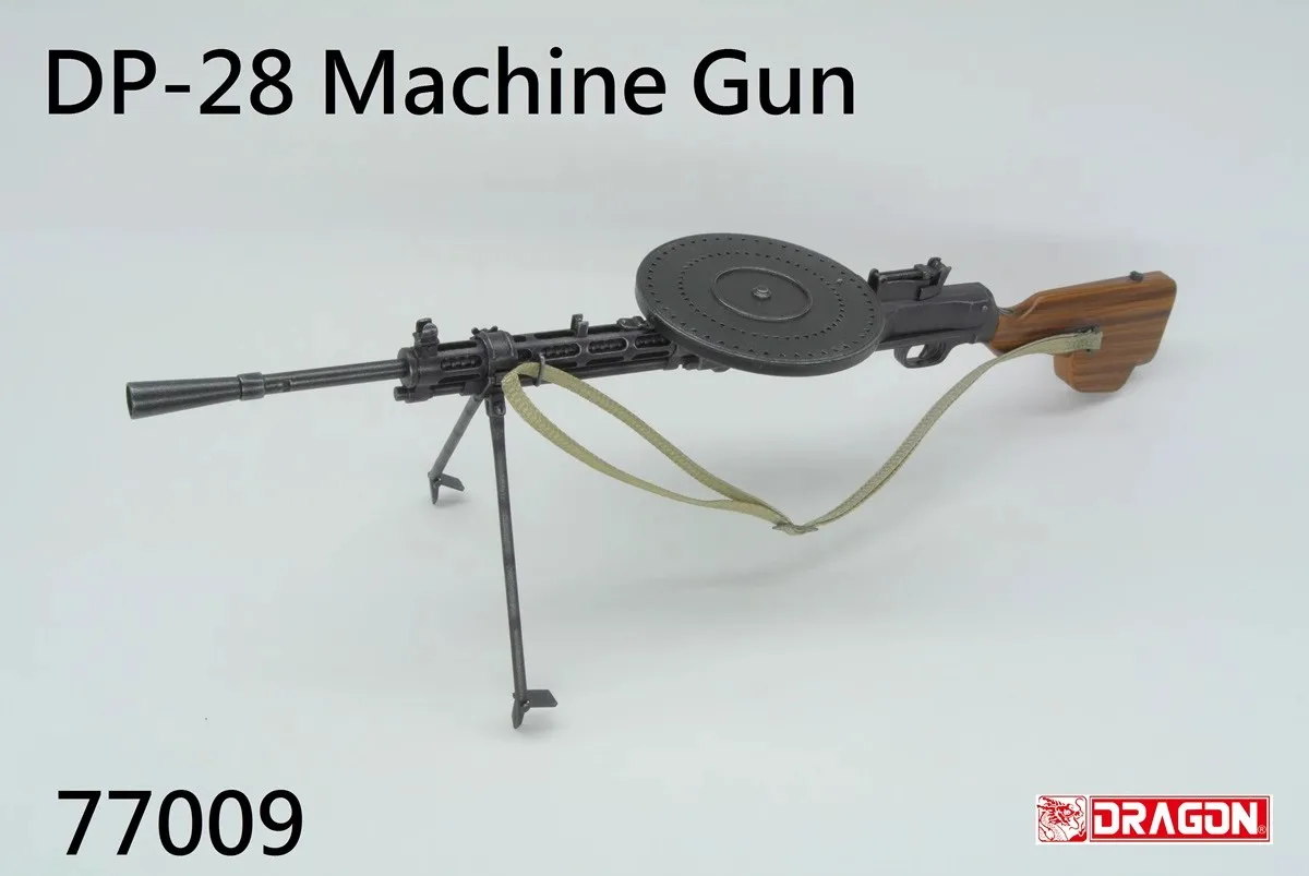 Dragon 77009 77010 1/6 Soviet DP-28 Machine Gun Plastics Model Toy Fit 12'' Action Figure In Stock