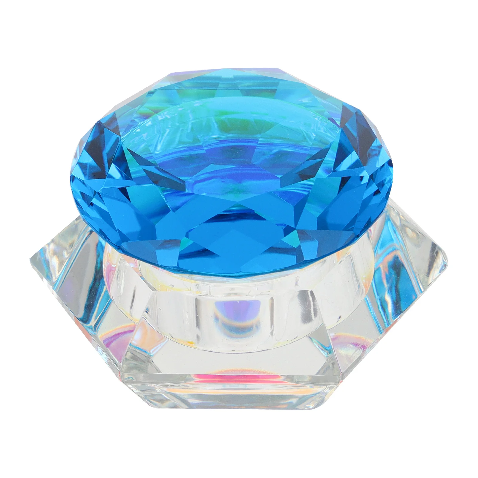 Хрустальная чашка для дизайна ногтей, крышка для маникюра, акриловая жидкая пудра, стекло, легкая портативная резная ручка, чашка для мытья, принадлежности для дизайна ногтей