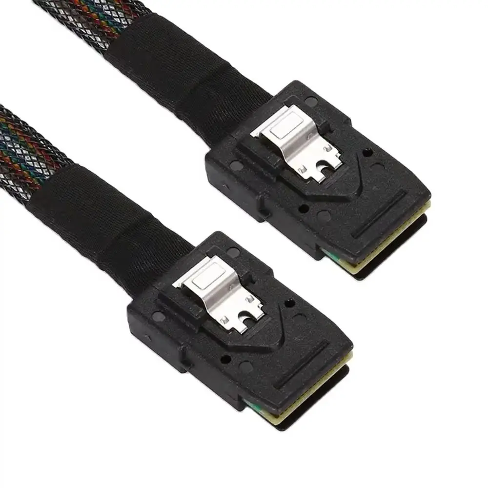 Внутренний мини-SAS 36Pin SFF-8087 2M 1M к Mini SAS 36pin SFF-8087 Серверный кабель для передачи данных жесткого диска для контроллера к объединительной плате