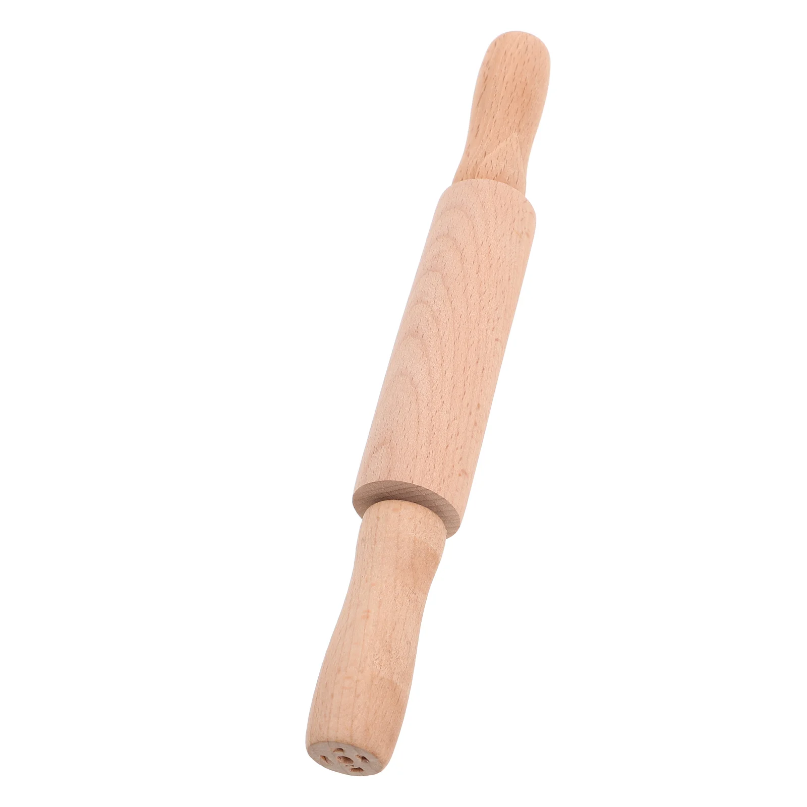 

Wooden Kids Rolling Pin 23CM Mini Tool for Baking Childrens Kitchen Toy Pastry Roller Christmas Present