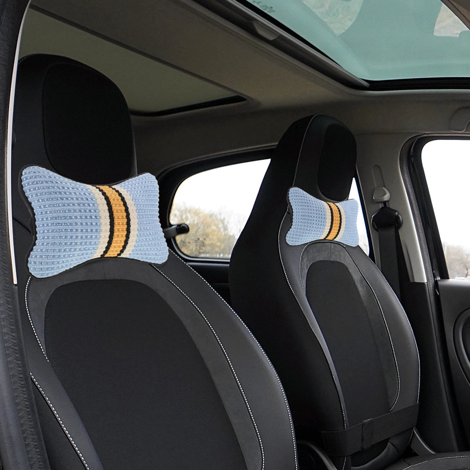 

Breathable Car Neck Pillow Ergonomic Headrest Cushion for Comfortable Driving Neck Support Car Interior Pillow