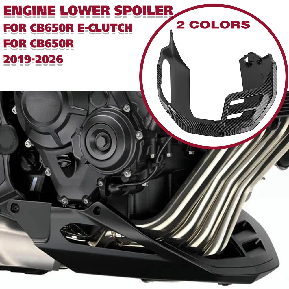 For Honda CB650R E-CLUTCH 2024-2026 Lower Fairing Cover Skid Plate Engine Chassis Protective Belly Pan Guard CB 650R 650 R 19-26