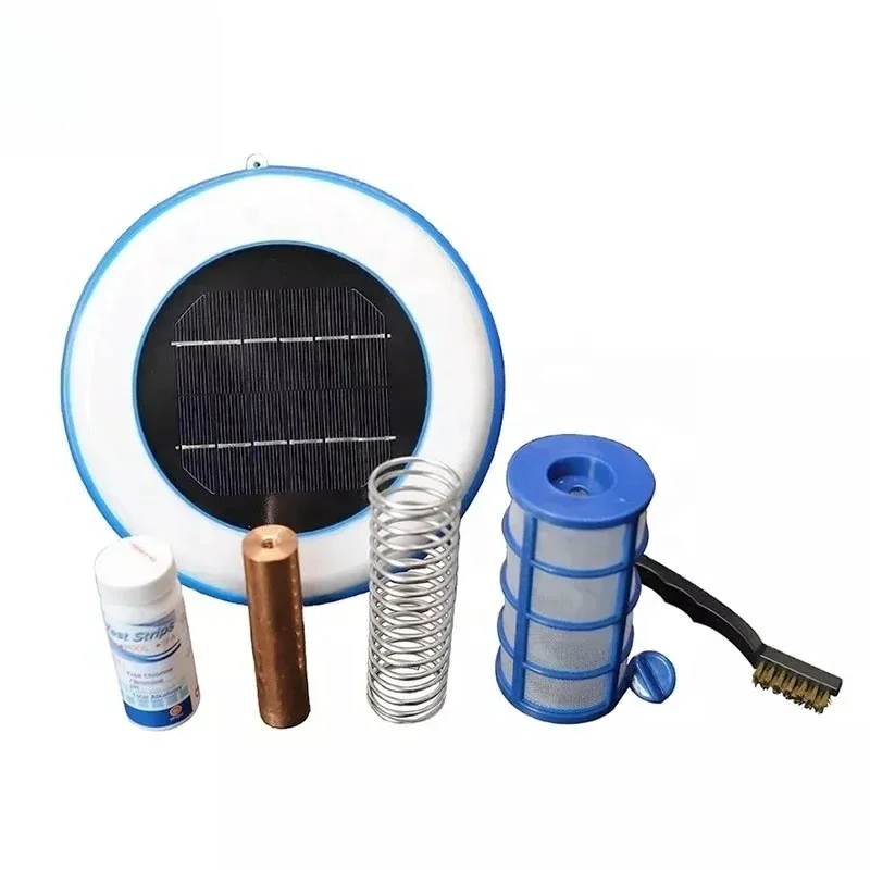 New swimming pool solar ionizer swimming pool floating water purifier swimming pool accessories