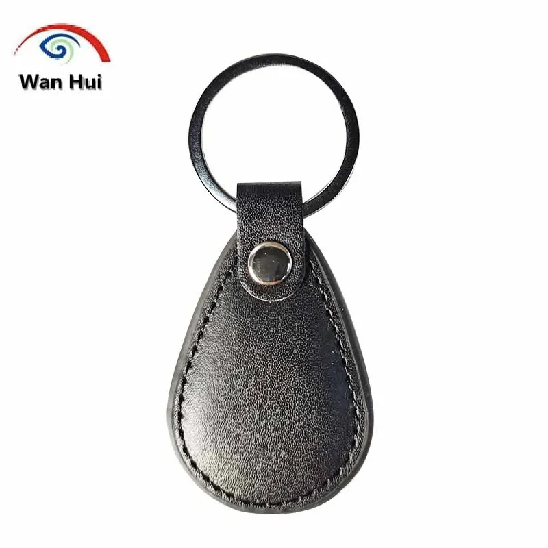 NFC anahtarlık, 1 adet, S50 NFC etiketi için, anahtar etiketi, 13.56 MHz IC RFID NFC CardLeather anahtar Fob kopya, UID sektörü 0 blok 0