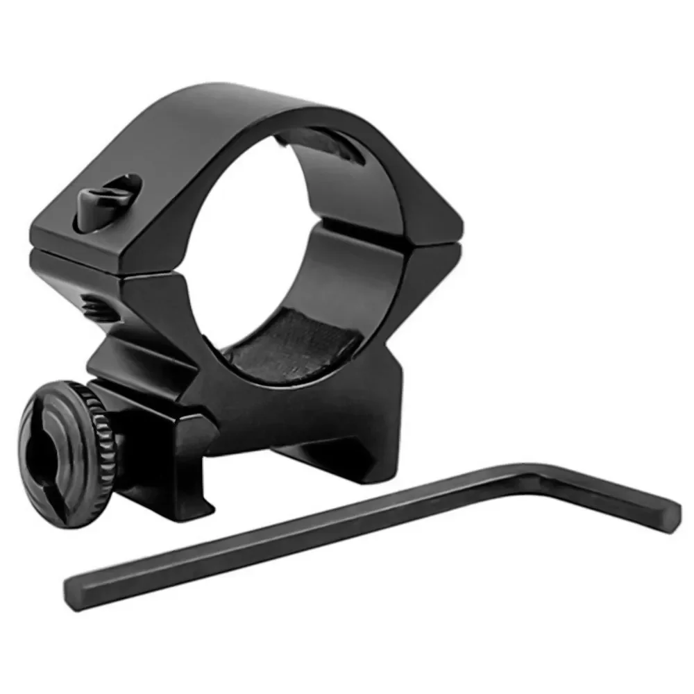 Tactical Barrel Scope Ring Mount 25.4mm/30mm Low QD Scope Torch Laser Sight Flashlight Mount 20mm RIS Rail Hunting Rifle Scope