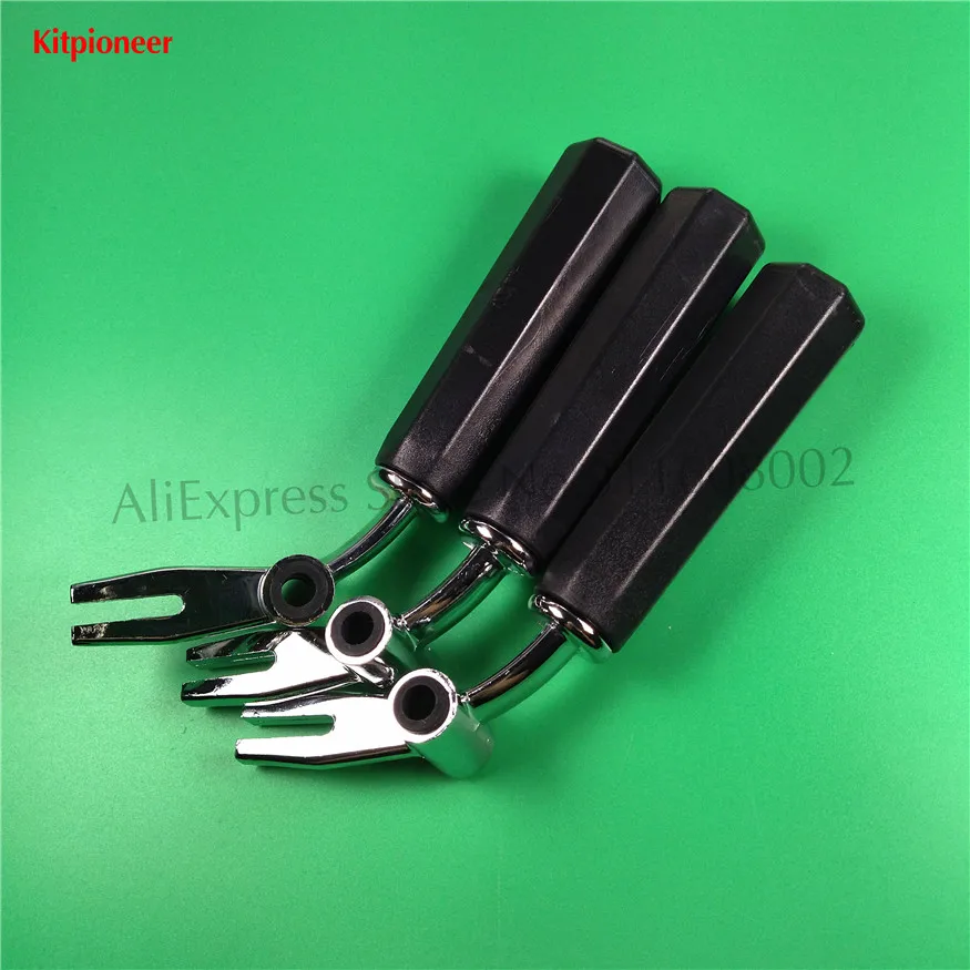 3 In 1 Handle Grips Black Hand Shanks Hexagon Bottom Spare Parts For Soft Serve Ice Cream Machines New Accessories