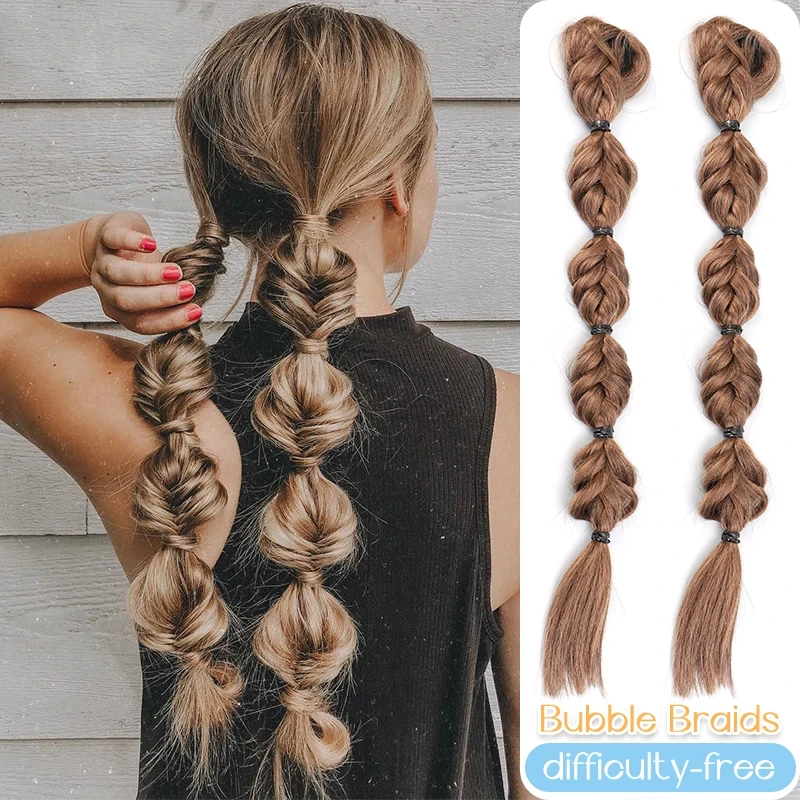 

Боксерские косы Синтетические плетения волос Женские пузырьковые косы Конский хвост Косичка Шиньон на клипсе Наращивание волос Натуральный цвет волос