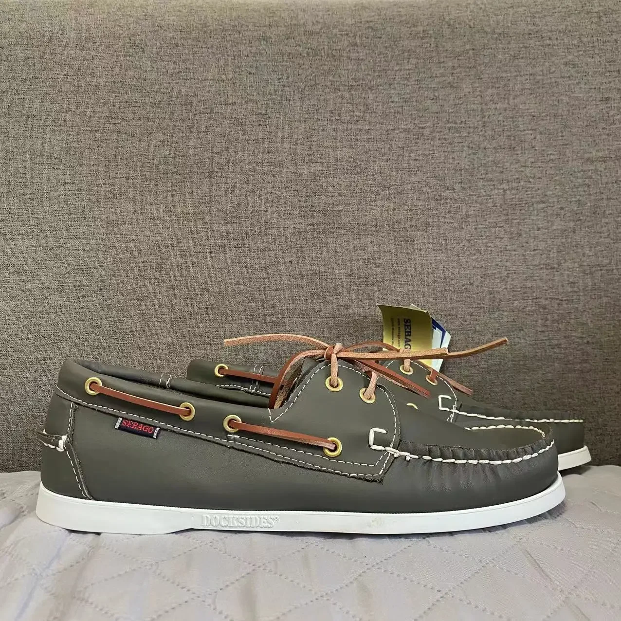 

SEBAGO 2024 Handmade Casual Genuine Leather Men Flats,Leather Men Loafers,Men Moccasin,Men Driving Shoes X558