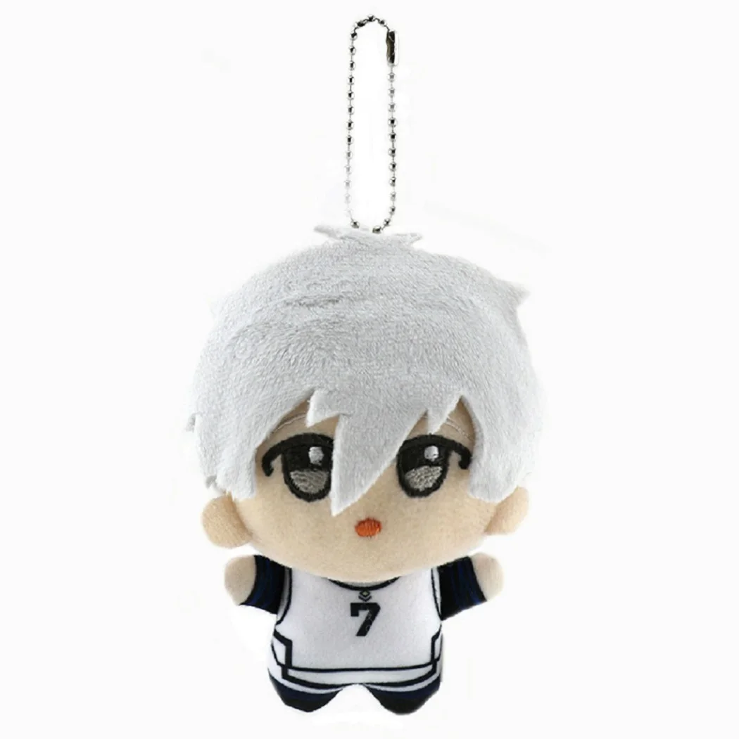 New Blue Lock Plush Pendant KeyChain Isagi Yoichi Nagi Seishiro Mikage Reo Rin Itoshi Itoshi Sae Action Doll Toy Bag Gift 10CM