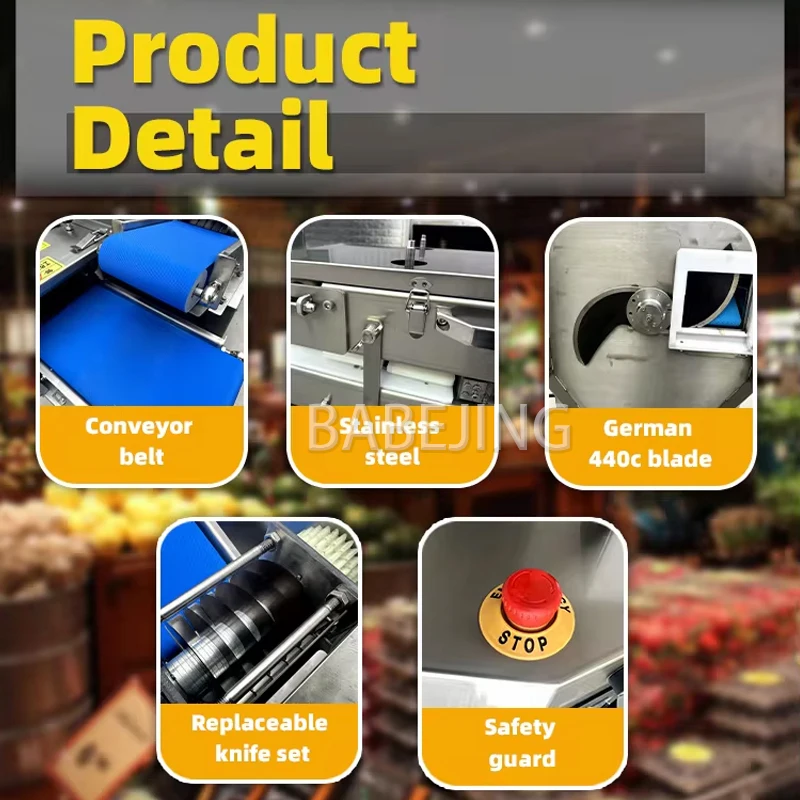 Günstiger multifunktionaler vollautomatischer Fleischschneider, großer gekochter Fleischschneider aus Edelstahl