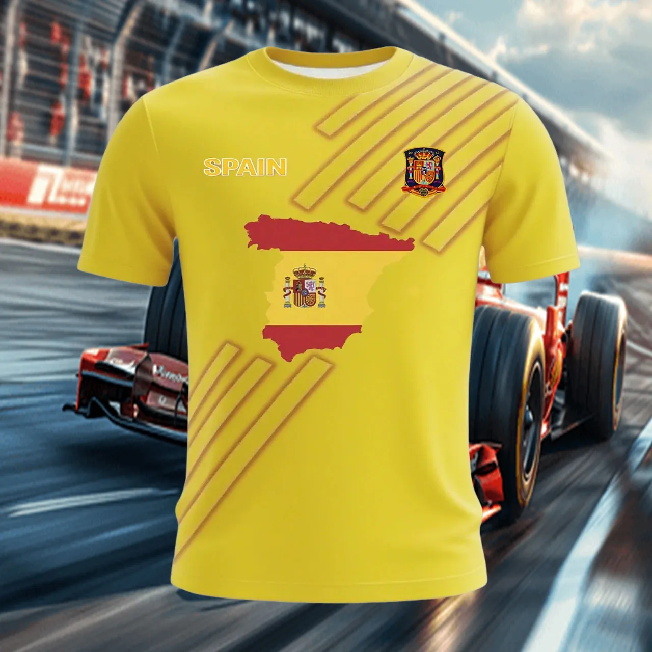 

Уличная мотоциклетная велосипедная футболка, быстросохнущая дышащая удобная футболка с круглым вырезом, испанский спортивный элемент, футбольный трикотаж